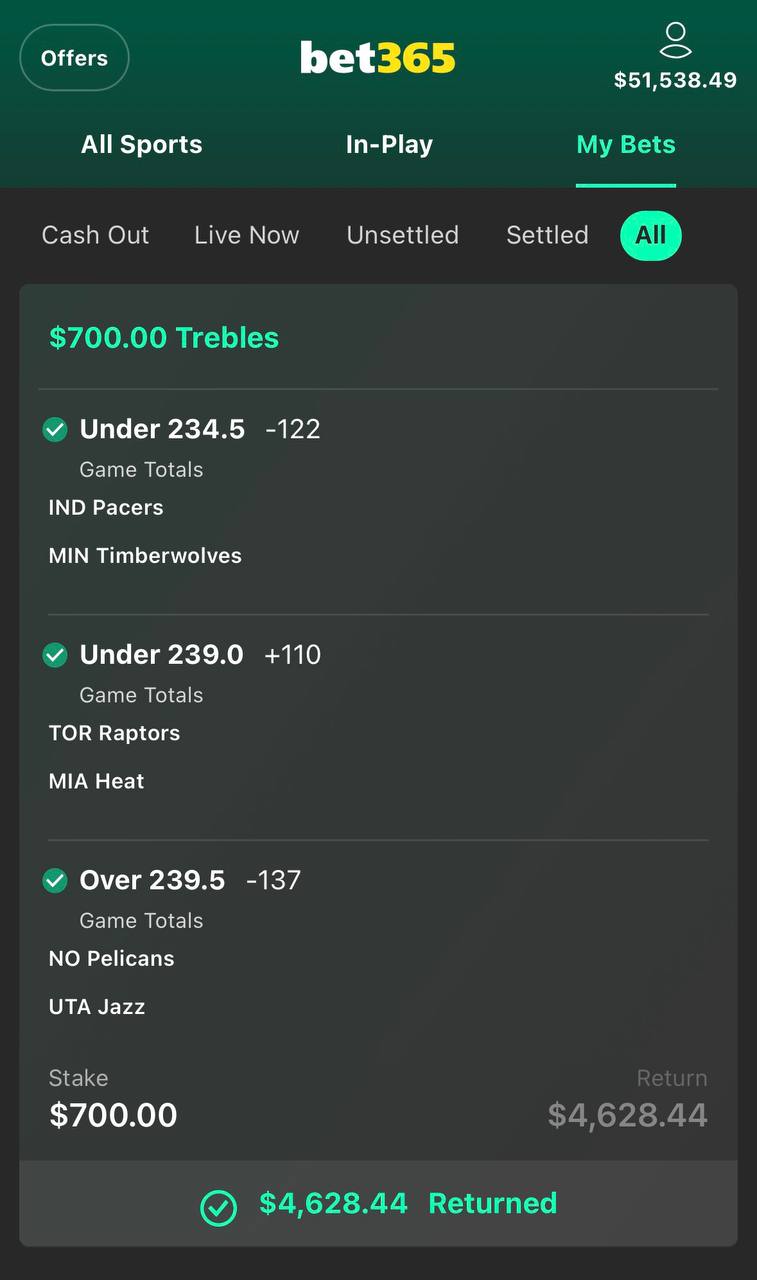 Probaly winning tip