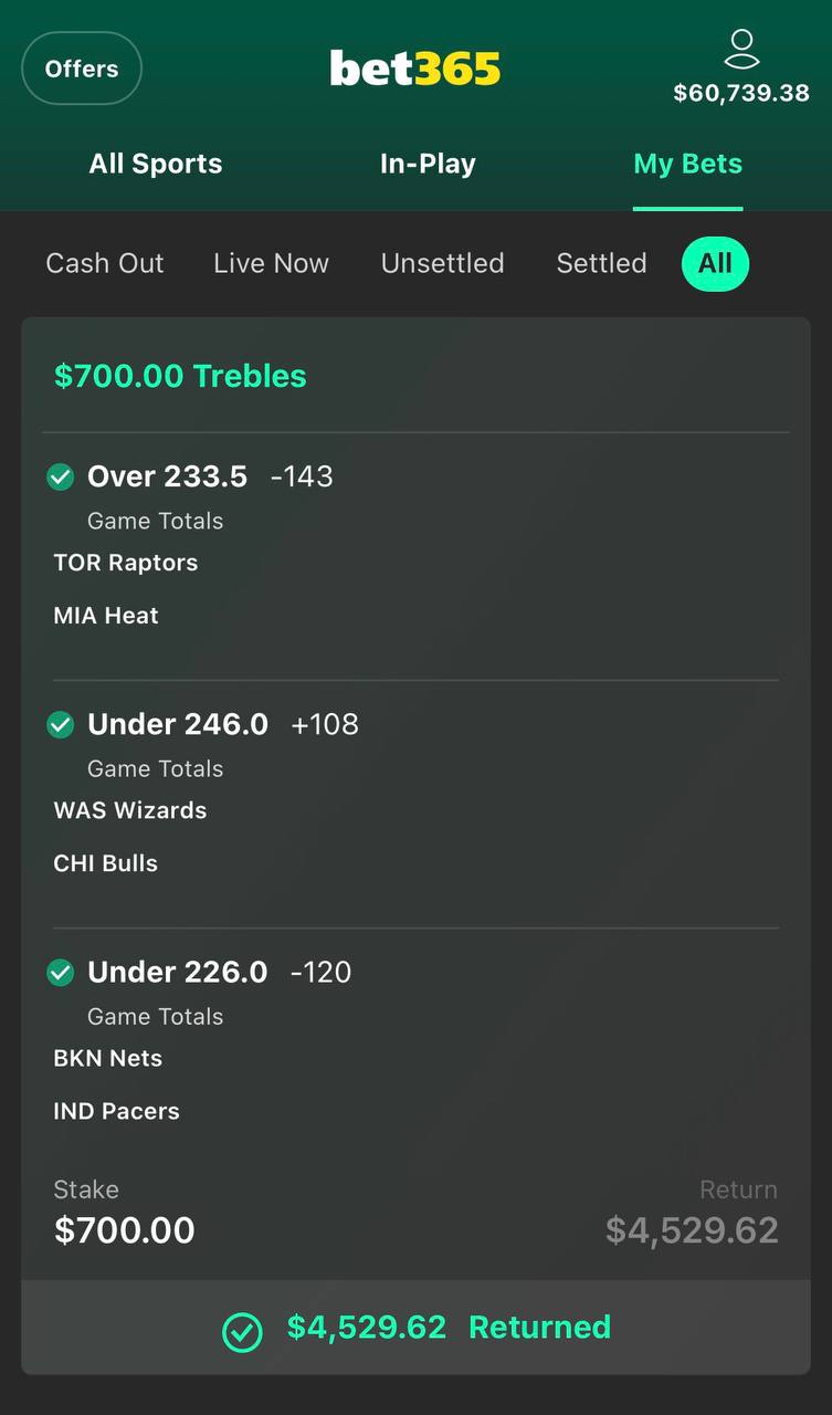 Probaly winning tip