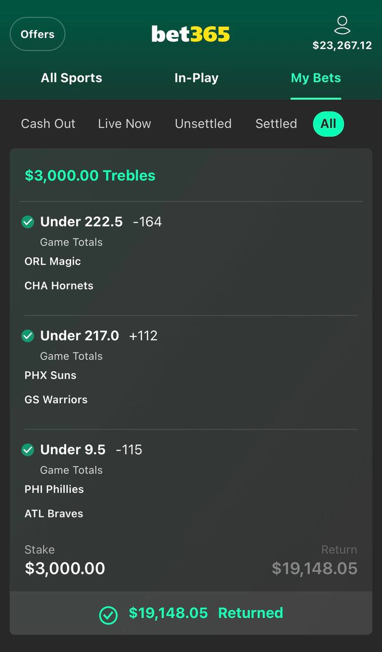 Probaly winning tip