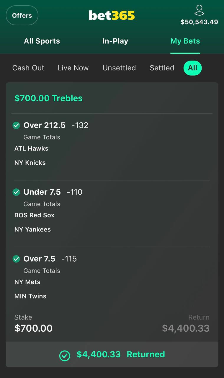 Probaly winning tip