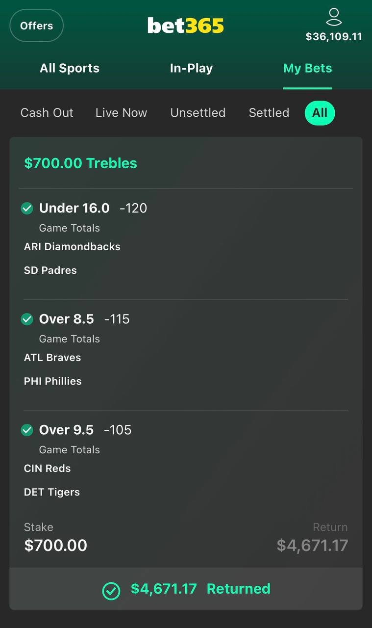 Probaly winning tip